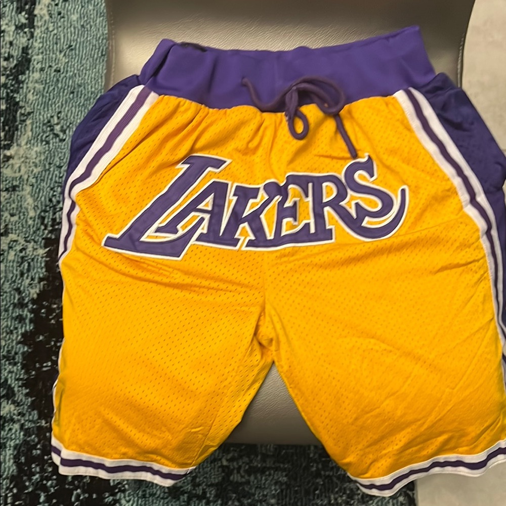 Lakers Just Don Worn Shorts